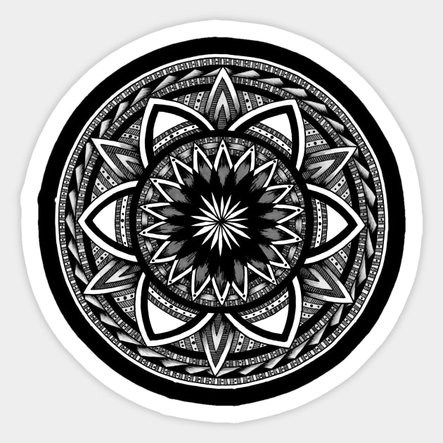 Mandala 2 Sticker by Litedawn